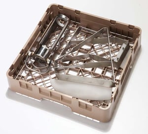 Dieta mixing tool in a washing basket.